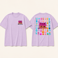 Can't Resist the Spirit Squish Shirt in light purple, front and back
