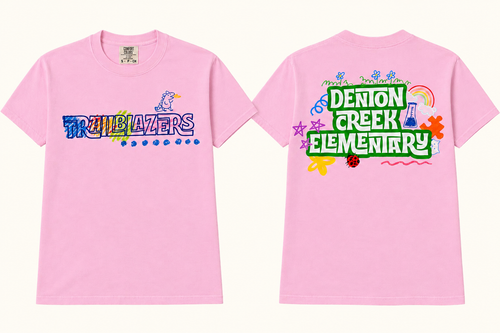 Pink and white Doodle Spirit Shirts by Unofficially Local